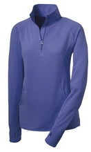 Load image into Gallery viewer, Ladies Sport-Wick Stretch 1/4 Zip Pullover